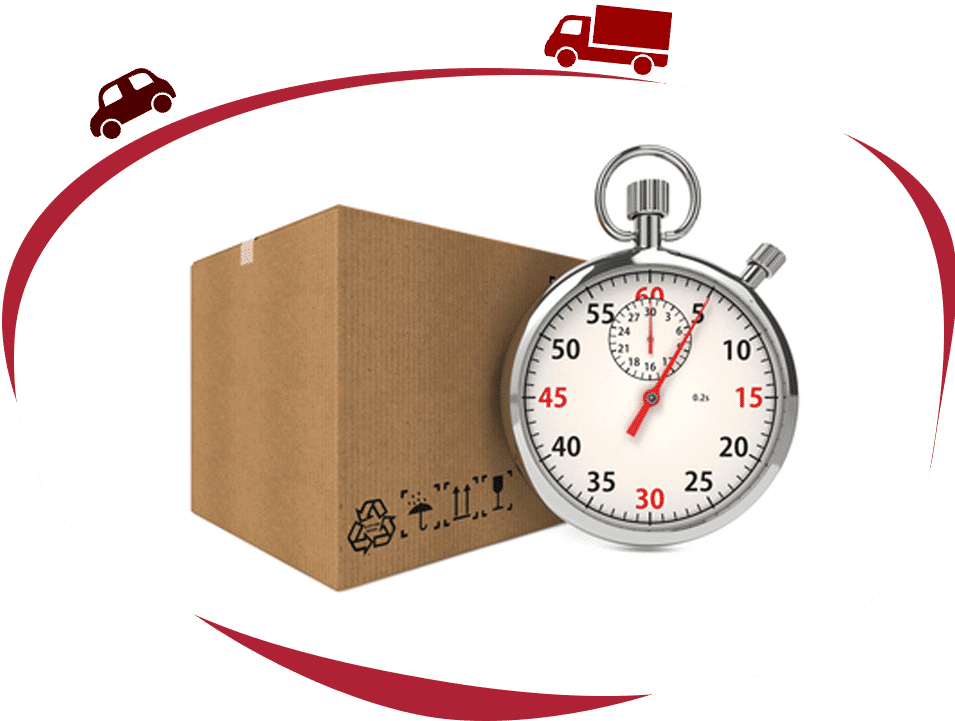 Spoedpakket koeriersdienst