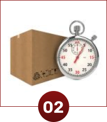 Spoedpakket per koeriersdienst versturen.